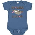 thumbnail image 3 of Inktastic My Nana Loves Me Sloth Girls Baby Bodysuit, 3 of 5