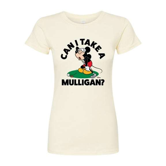 Disney - Can I Take A Mulligan - Juniors Fitted Graphic T-Shirt
