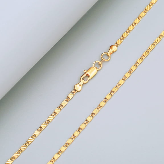 Stainless Steel 2 MM Real 14k 18K Yellow Solid Raw Gold Heels Male Chains Block Filled Roller Chain Necklace for Men and Women