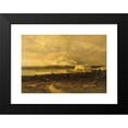thumbnail image 2 of William Lamb Picknell 24x18 Black Modern Framed Museum Art Print Titled - Cottage by the Sea, 2 of 5