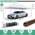 thumbnail image 6 of COBIZI 10x20 Pop Up Heavy Duty Canopy Tent with 4 Sandbags, Commercial Pop Up Tent for Parties All Weather Waterproof and UV 50+ Wedding Tent with Roller Bag, Outdoor Gazebo for Patio,white, 6 of 8