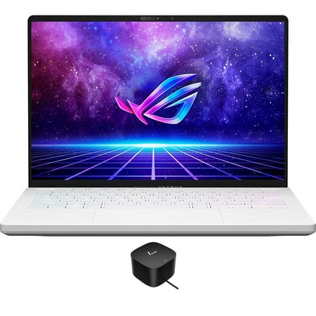 ASUS ROG Zephyrus Gaming/Entertainment Laptop (AMD Ryzen 9 6900HS 8-Core  14.0in 120Hz Wide QXGA (2560x1600)  Radeon RX 6800S  Win 11 Pro) with 120W G4 Dock