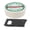 Green, variant on Riousery Portable Anti-Slip Surfboard Base Wax with Comb, 70ml (2.36 oz) Size 2.56 inches (6.5cm) White[cite: 1]