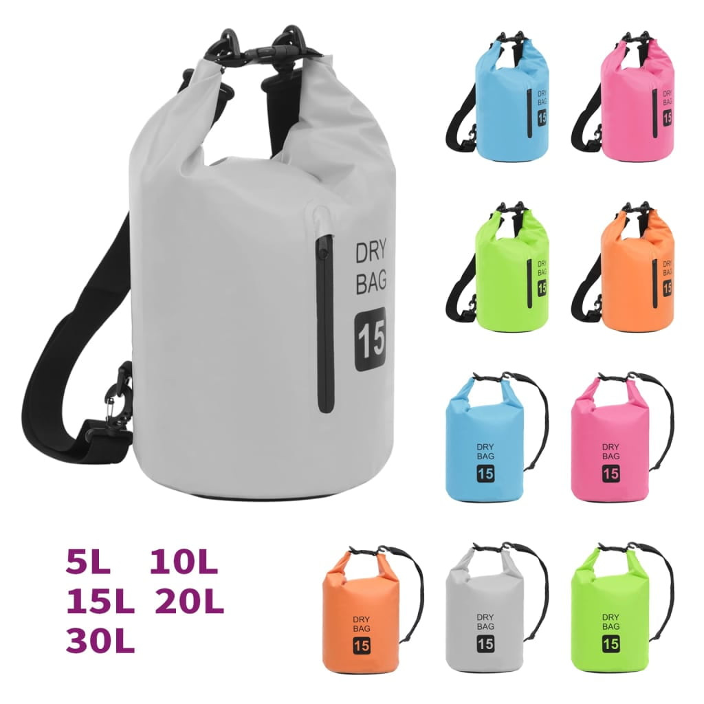 vidaXL Dry Bag Green 2.6 gal PVC