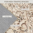 thumbnail image 4 of HOMCOM Machine Washable Area Rug 8x10, Non-Slip Floor Carpet, Mixed-Brown, 4 of 8