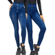 thumbnail image 1 of Pack de 2 Leggins Mujer Unitalla Mezclilla Faja Alta Estilo Pantalón Mezclilla Jegging Tiro Alto, Mallon licra Cómodos Elásticos, 1 of 5