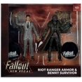 thumbnail image 1 of Fallout New Vegas 7 Inch Action Figure 2-Pack - Riot Ranger Armor and Benny, 1 of 2