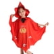 thumbnail image 1 of Capa de Halloween para niños, capa de calabaza, ala de murciélago para actuación, fiesta, carnaval, rol Rojo, 1 of 9