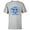 Athletic Heather, variant on Disney Mickey Mouse Cheers to the New Year Retro Distressed - Short Sleeve T-Shirt for Kids - Customized-White