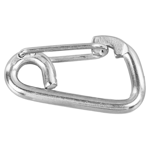 Spring Snap Hook Snap Hook 5 Pcs Spring Hook 316 Stainless Steel Carabiner  Clip Heavy Duty Spring Snap Hook For Chain Rope Swing Dog Leash 