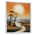 thumbnail image 2 of Designart "Surreal Baobab Dreamscape III" Tree Baobab Floater Framed Wall Art Living Room, 2 of 5
