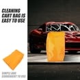 thumbnail image 6 of MIPCASE Canvas Cleaning Bag for Janitorial Cart Lightweight Foldable Yellow Housekeeping Storage Pouch, 6 of 8