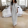 thumbnail image 2 of Afdoent Dresses For Women 2026 Casual Long Sleeve Solid Color Midi Dress Elegant Comfortable Daily Wear Tunic With Side Pockets Vacation Fashion Outfits, 2 of 5