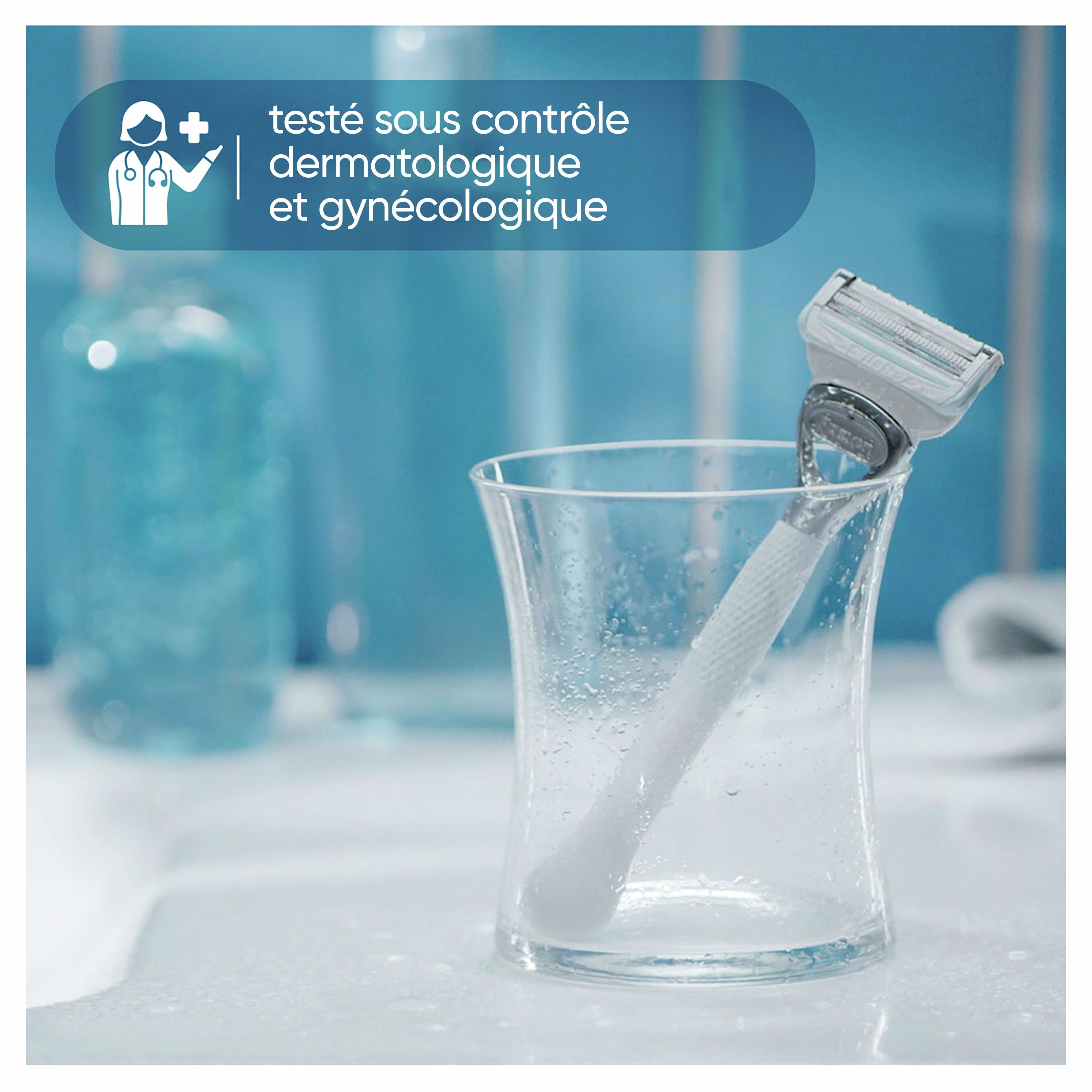 Gillette Venus for Pubic Hair and Skin, Women's Razor Blades, 4 Refills, 4 Refills