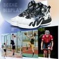 thumbnail image 6 of Bolognifi Unisex's Basketball Shoes Anti Slip Outdoor Fashion Training Sports Shoes, 6 of 6