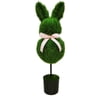 Artificial Bunny Topiary Decoration, 35.5", Easter