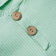 thumbnail image 3 of xiaxaixu 2Pcs Unisex Baby Summer Outfits, Ribbed Romper + Elastic Waist Shorts, 3 of 6