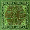 thumbnail image 1 of Ahgly Company Indoor Square Oriental Green Industrial Area Rugs, 5' Square, 1 of 4