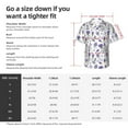 thumbnail image 4 of Picia Lavender Bicycle Gentle Cotton Regular Fit Short Sleeve Casual Hawaiian Shirt for Men-3X-Large, 4 of 9