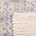 thumbnail image 2 of Unique Loom Chenille Jute Collection Area Rug - Amba (7' 10" Square Blue/Ivory), 2 of 6