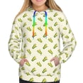thumbnail image 3 of KLL Corn for Womens Pullover Hoodie with Pocket Hooded Long Sleeve Shirts Sweatshirt for Women-X-Large, 3 of 7