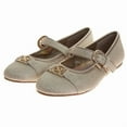 thumbnail image 5 of Badgley Mishcka Girls Ballerinas Shoes (Little Kids  Big Kids), Gold, Size: 13, 5 of 8