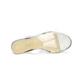 thumbnail image 4 of Unique Bargains Women's Clear Platform Block Heeled Slides Sandals, 4 of 7