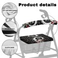 thumbnail image 5 of HELLHERO Christmas Piano Themed Seat Back Cover and Walker Cushion Cover, Waterproof and Stain-Resistant Stretch Fabric, 5 of 7
