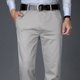 thumbnail image 5 of Pantalones casuales de negocios para hombre, de color 4, de tela modal, rectos, de alta calidad, de marca masculina, azul marino, gris claro, caqui y negro, 5 of 5