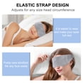 thumbnail image 6 of LOLIPPYY Grey Velvet Sleep Mask, Blocks Light, No Pressure, Ideal for Travel and Home, 6 of 8