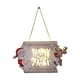 thumbnail image 4 of Letrero Colgante de Navidad, Luces Colgante de Puerta de Pared Adorno Colgante de Pared, con Placa de Madera de Cuerda Colgante para Año Nuevo Baoblaze Señal de puerta, 4 of 6