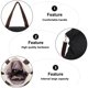 thumbnail image 2 of Bolso bandolera de lona para mujer, bolso de lona para mujer, cartera de lona, bolso de hombro para mujerAzul+Negro+Blanco roto, 2 of 5