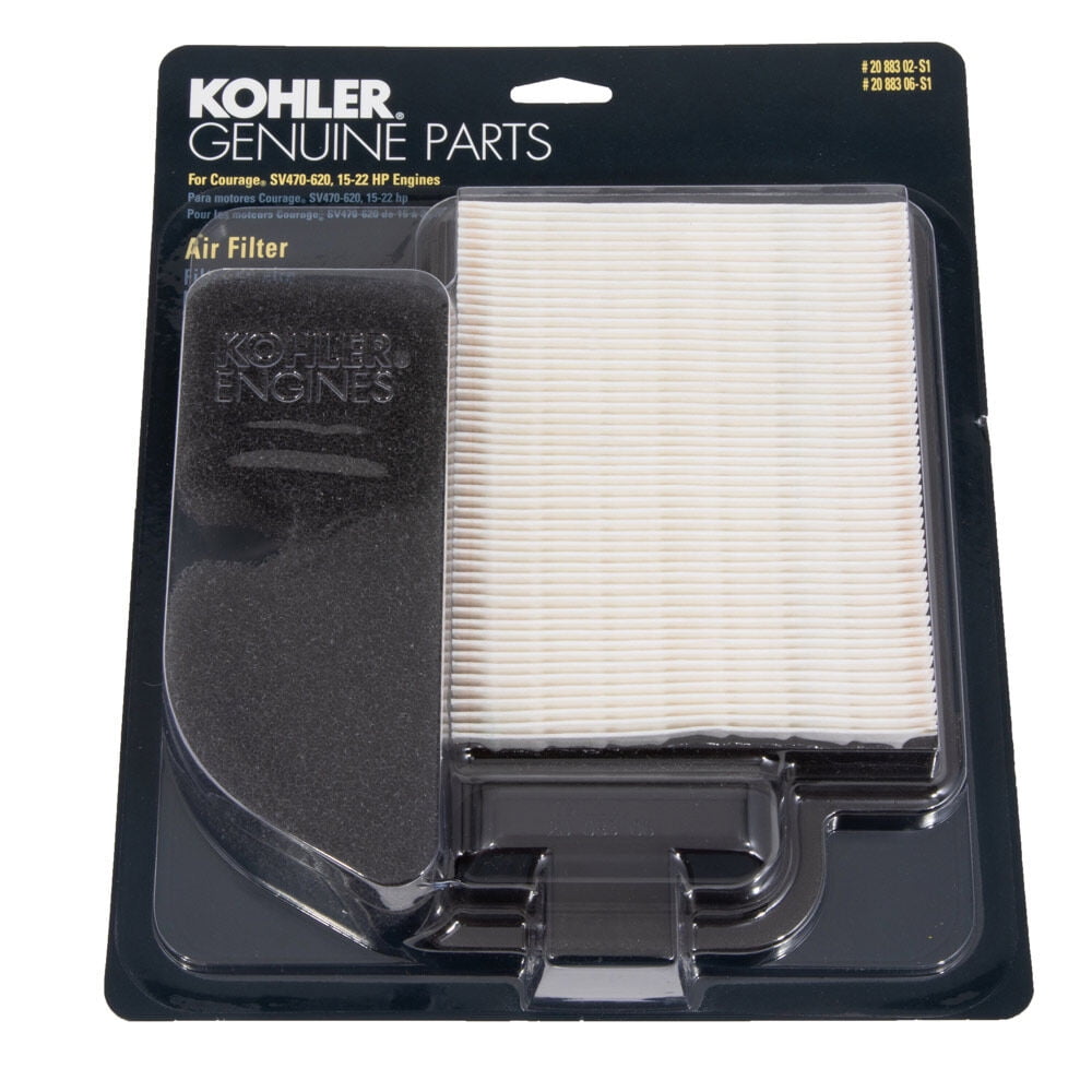 Details about   Genuine Kohler 32-883 03-S1 Air & Pre Filter Combo OEM 