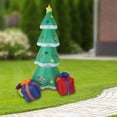 thumbnail image 3 of 6.9ft Inflatable Xmas Tree with LED Light, Tearproof and Waterproof Outdoor Yard Decorations, Easy Setup and Storage, Ideal for Winter Xmas Event Decoration, for Parks, Zoos, 3 of 7