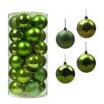 thumbnail image 3 of 24 piezas de bolas de Navidad, bolas colgantes, adornos inastillables con cordón, bolas de 6cm para bodas, vacaciones, decoración del hogar al aire li , verde claro BLESIY bolas colgantes, 3 of 7
