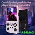 thumbnail image 4 of Consola de Juegos Portátil Retro R36MAX de 128 GB y Pantalla IPS de 4,0 Pulgadas. Reproductor de Vídeo Portátil de Bolsillo Compatible con para Más de 30 Emuladores A, 4 of 5