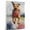 Airedale Terrier, variant on Bolognese Dog Playing Running Wall Stretched Canvas Size 8x12 – Bolognese Canvas Art for Dog Lovers, Running Canvas Wall Decor