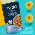 thumbnail image 2 of Ratio Trio Vanilla Almond Crunch Cereal, GJM1&nbsp;10g Protein, Keto Friendly, 10.4 oz, 2 of 3