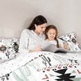 thumbnail image 5 of Homewish White Abstract Aztec Bedding Comforter Set for Men, Western Cactus Plant Twin Comforter Sets, Bohemian Mandala Theme Reversible Bedding Set, Super Cozy Room Decor, 2 Pieces, 5 of 8