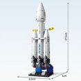 thumbnail image 1 of Space Rocket Launch Center Building Blocks Set, Aerospace Space Station and Spacecraft Model, DIY Aviation City STEM Bricks Toy, Creative Educational Gift for Kids, 1 of 7