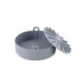 thumbnail image 1 of Wosthever Freidora de aire, olla de silicona antiadherente para cocinar, parrilla para freír, bandeja para hornear, bandeja reutilizable, Cocina y Comedor 16 cm gris, 1 of 6