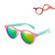 thumbnail image 1 of 3@# Outdoor Driving Glasses Silicone Flexible Safety Children Optical Frame Boys Girls Transparent Blocking Eyeglasses Uv400Pink Green Gray He Qiyong unisex, 1 of 1