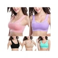 thumbnail image 3 of Women's Lace Anti Emptied Yoga Bra Seamless Underwear Ladies Running Fitness Sports Wire Free Bra, 3 of 4