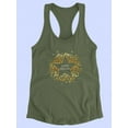 thumbnail image 3 of Slogan Shine Bright Racerback Tank Women -Image by Shutterstock, Female Large, 3 of 4
