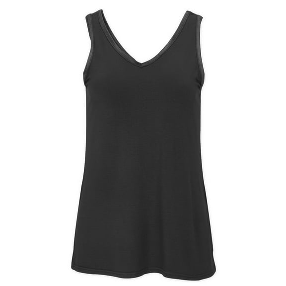 Boxercraft BW2504 Women's Bamboo V-Neck Tank-Black-2XL