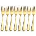thumbnail image 3 of Stainless Steel Colourful Forks 8Pc for Fruit Desserts Ice Cream Cake Forks, 3 of 8