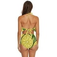 thumbnail image 4 of Ckdifva Lemon and Leaves Womens High Waisted Bikini Set Two Piece Swimsuit Bathing Suits, 4 of 5