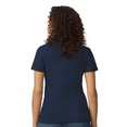 thumbnail image 5 of Gildan Short Sleeve T-Shirt, Women's Softstyle Navy Cotton Tee, Semi Fit Casual Wear, Sizes S-2XL, 5 of 5