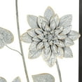thumbnail image 4 of DecMode Gray Metal Floral Wall Decor with Black Frame (2 Count), 4 of 9