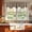 Camel Beige-52"W x 18"L (Pack of 1), variant on Burnt Orange 52"W x 18"L (Pack of 1) Window Valance Curtain for Living Room Bathroom Basement Kitchen